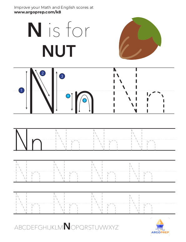 Trace Letter “N” - img