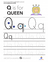 Trace Letter “Q” - img