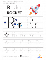 Trace Letter “R” - img