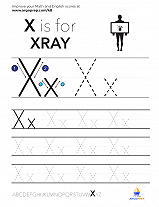 Trace Letter “X” - img