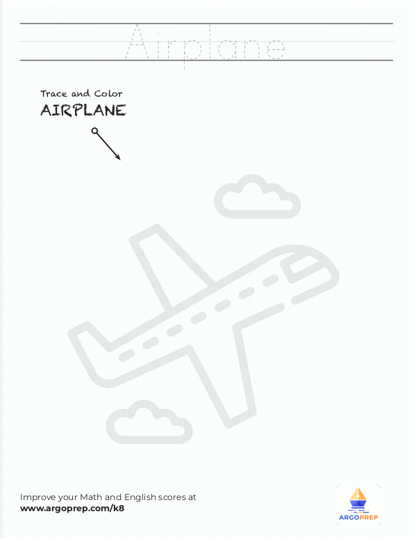 Airplane Tracing - ArgoPrep