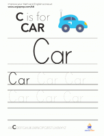 Trace the word “Car” - img