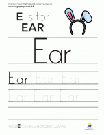 Trace the word “Ear” - img