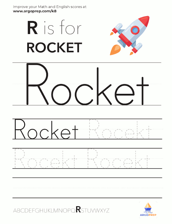 Trace the word “Rocket” - ArgoPrep