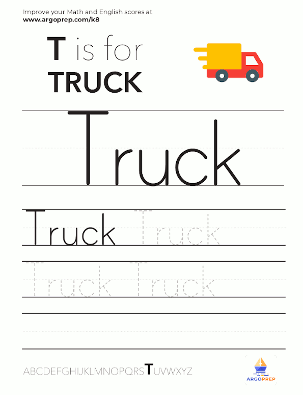 Trace the word “Truck” - img