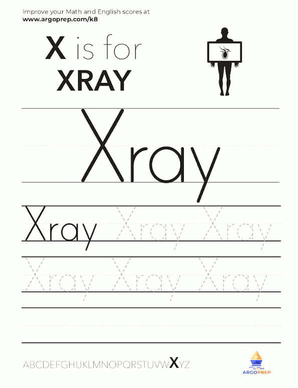 Trace the word “Xray” ArgoPrep