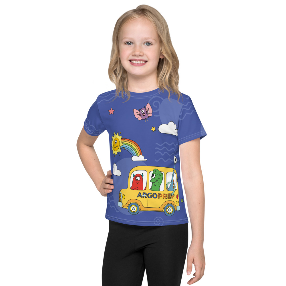 Going to School Kids Crew Neck T-Shirt - img