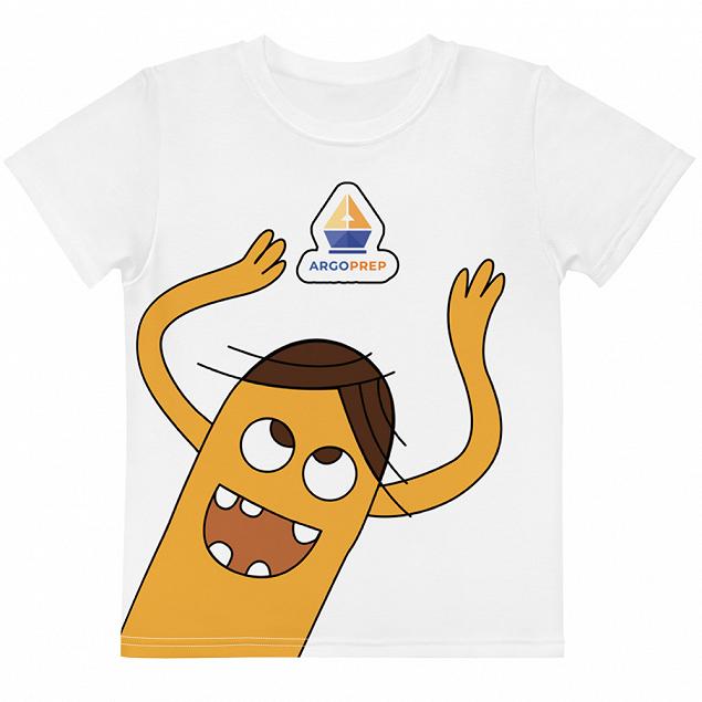 Funny Alien Kids Crew Neck T-Shirt - img