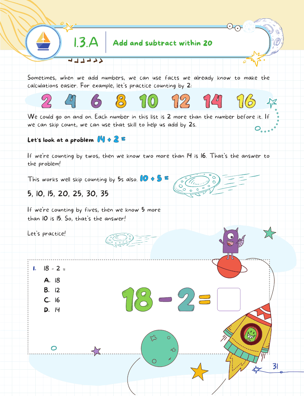 1st Grade Introducing Math & Science Workbook - ArgoPrep