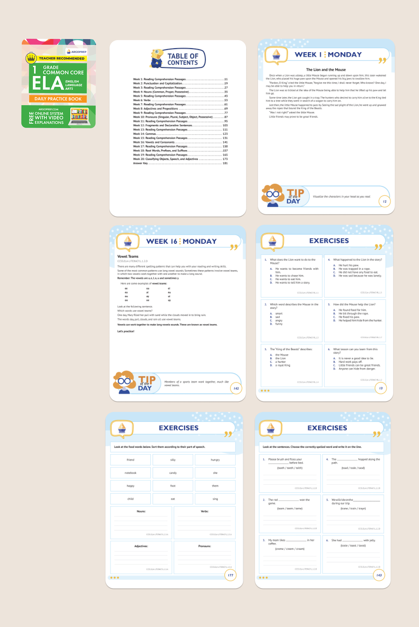 1st Grade Ultimate Bundle (8 Workbooks) ArgoPrep